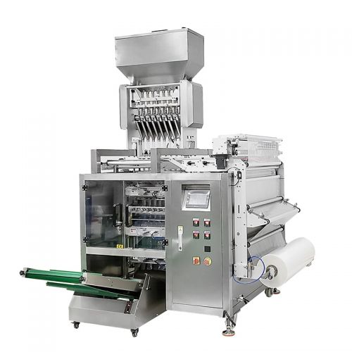 Multi-lane Granule Four Side Sealing Sachet Machine