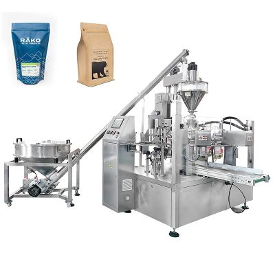 Powder Doypack Stand Up Pouch Packing Machine