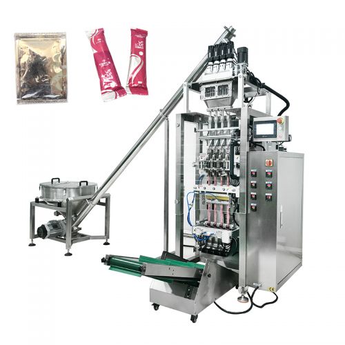 Envasadora de bolsitas de polvos multipista