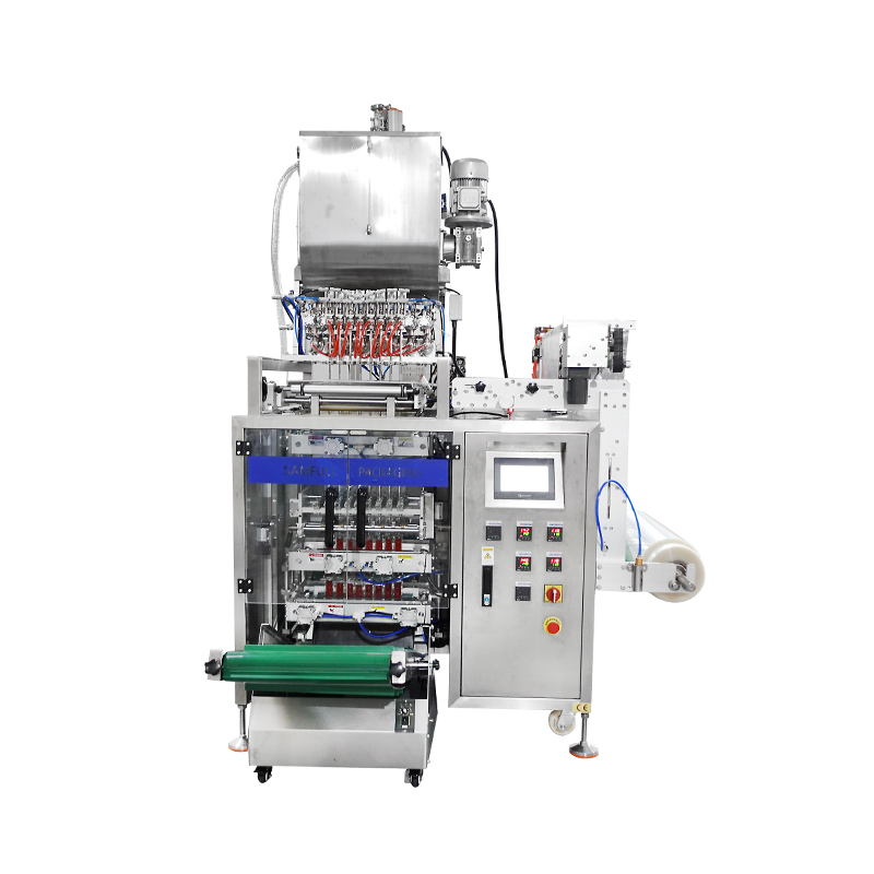 Shampoo Gel Sachet Multilane VFFS Form Fill Seal Packing Machine