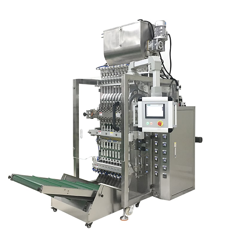 Shampoo Gel Sachet Multilane VFFS Form Fill Seal Packing Machine