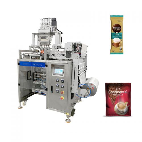 Envasadora de bolsitas de café multipista
